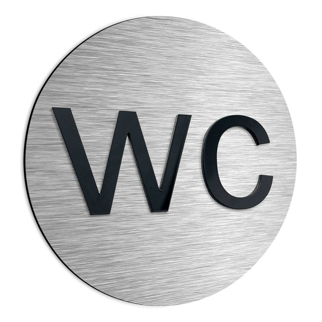 WC DOOR SIGN - ALUMADESIGNCO Door Signs - Custom Door Signs For Business & Office