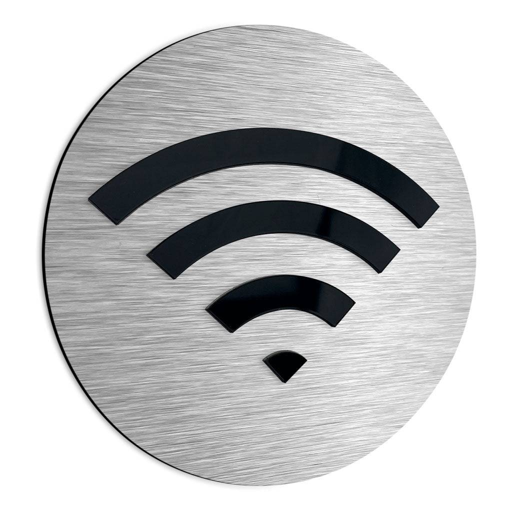 WIFI SIGN FOR GUEST ROOM - ALUMADESIGNCO Door Signs - Custom Door Signs For Business & Office