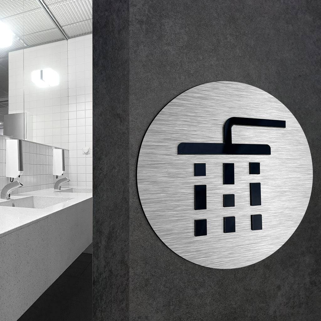 SHOWER ROOM SIGN - ALUMADESIGNCO Door Signs - Custom Door Signs For Business & Office