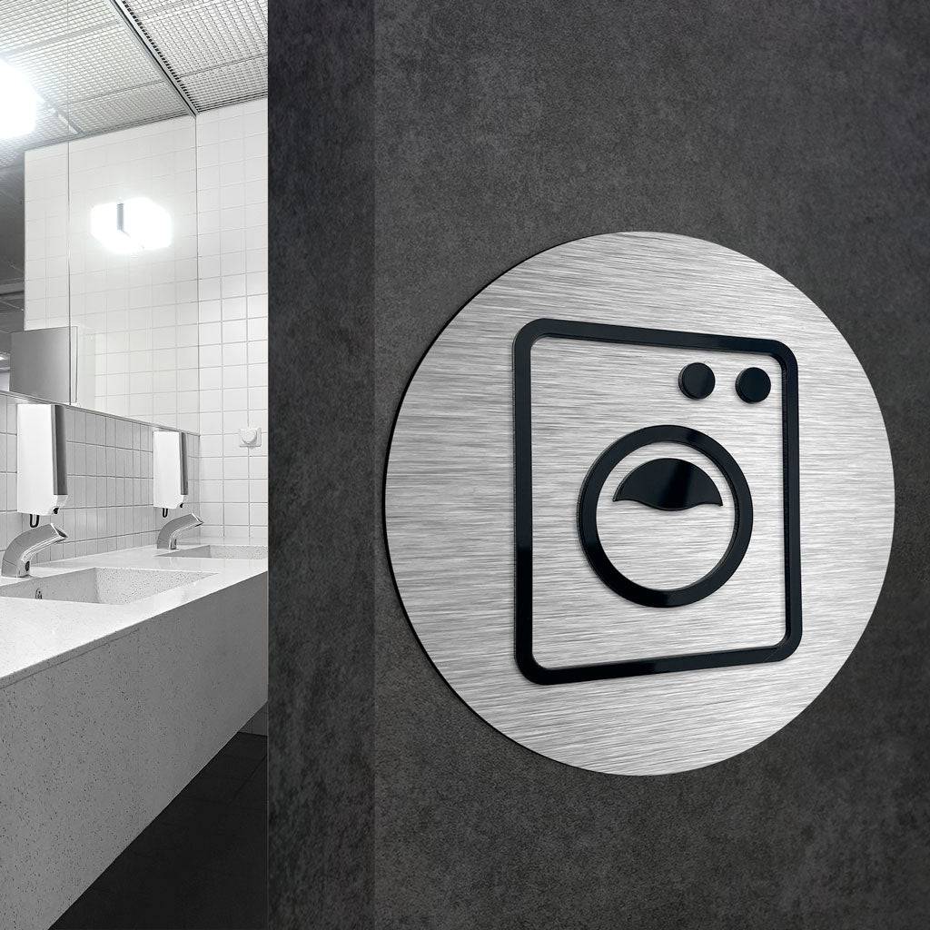 THE LAUNDRY ROOM SIGN - ALUMADESIGNCO Door Signs - Custom Door Signs For Business & Office