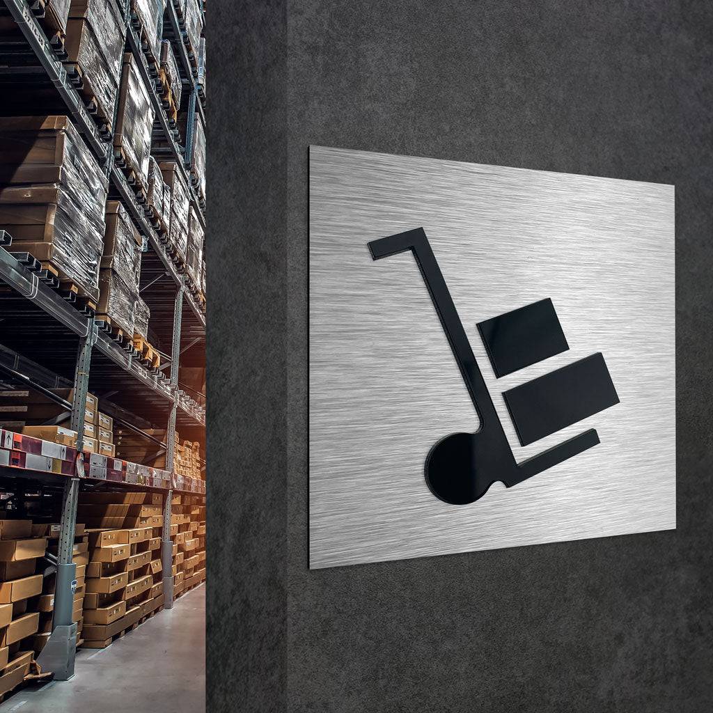 WARE HOUSE DOOR SIGN - ALUMADESIGNCO Door Signs - Custom Door Signs For Business & Office