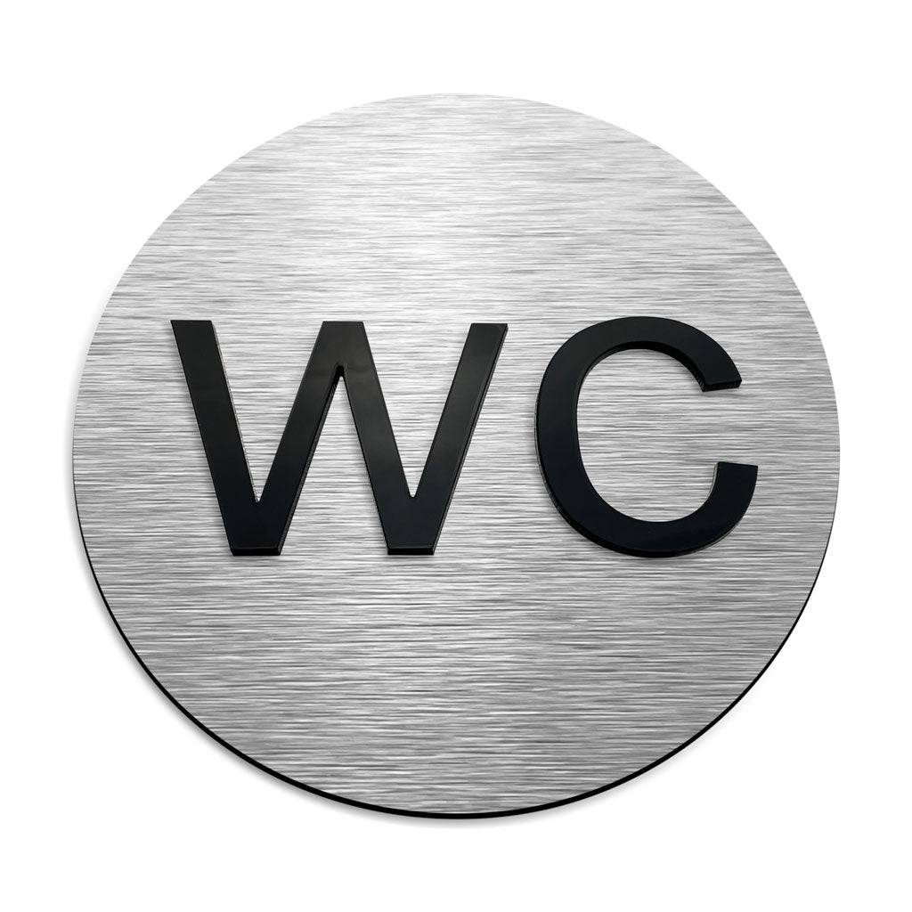 WC DOOR SIGN - ALUMADESIGNCO Door Signs - Custom Door Signs For Business & Office