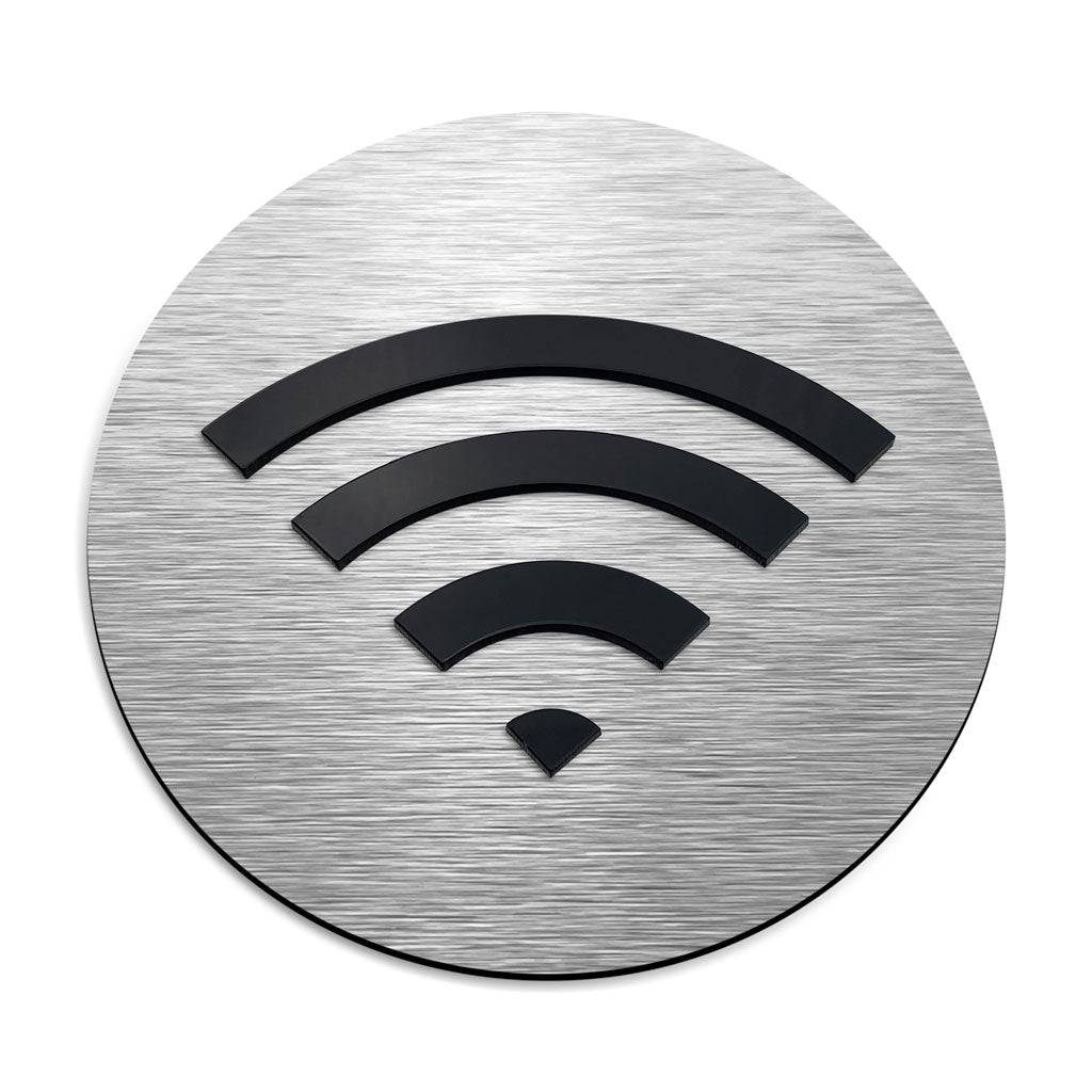 WIFI SIGN FOR GUEST ROOM - ALUMADESIGNCO Door Signs - Custom Door Signs For Business & Office