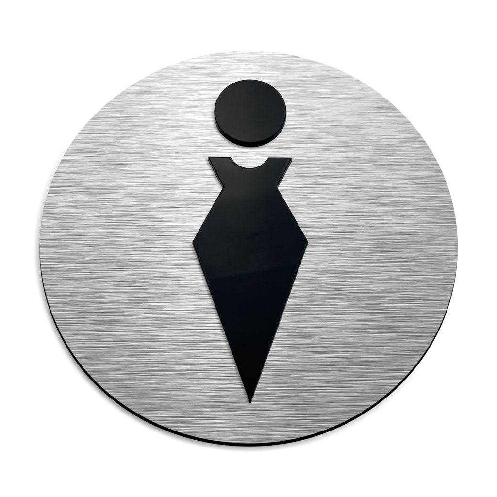 LADIES BATHROOM SIGN - ALUMADESIGNCO Door Signs - Custom Door Signs For Business & Office