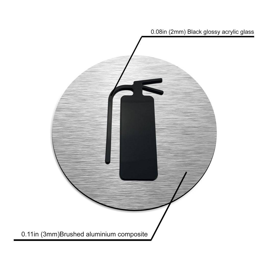 EXTINGUISHER SIGN - ALUMADESIGNCO Door Signs - Custom Door Signs For Business & Office
