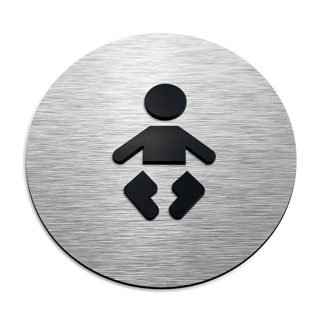 BABY SIGN FOR DIAPER CHANGE - ALUMADESIGNCO Door Signs - Custom Door Signs For Business & Office