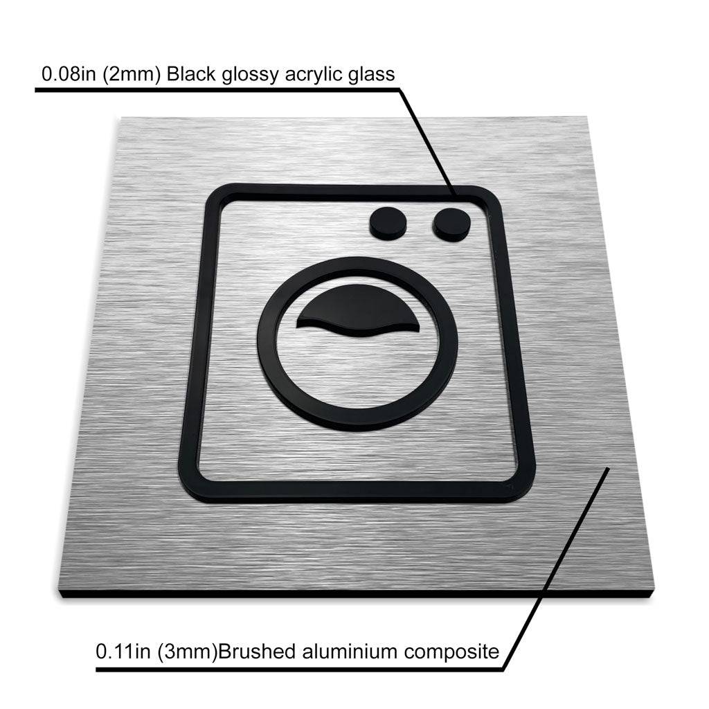 SIGNS FOR A LAUNDRY ROOM - ALUMADESIGNCO Door Signs - Custom Door Signs For Business & Office