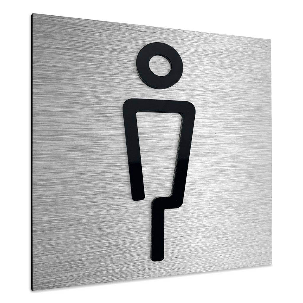 MENS TOILET SIGN - ALUMADESIGNCO Door Signs - Custom Door Signs For Business & Office
