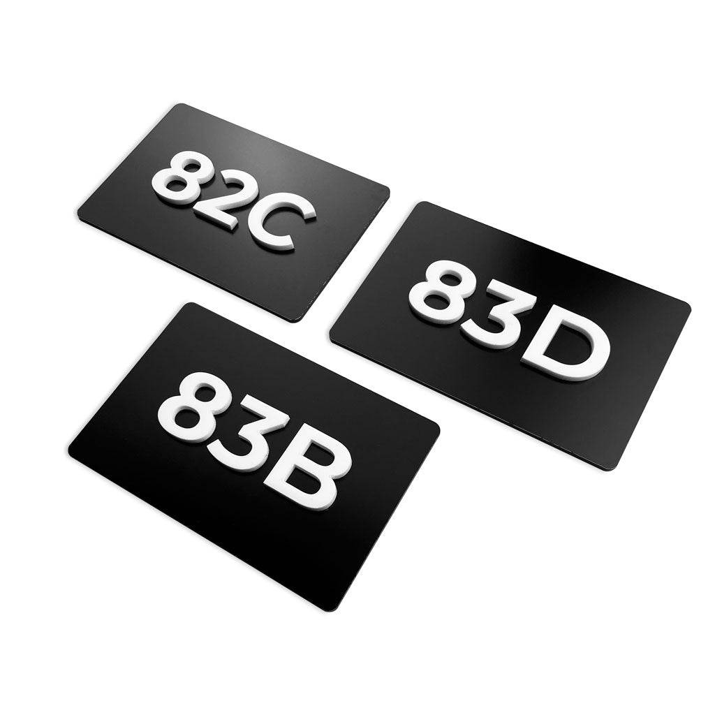 CUSTOM ROOM NUMBER SIGNS - ALUMADESIGNCO Door Signs - Custom Door Signs For Business & Office