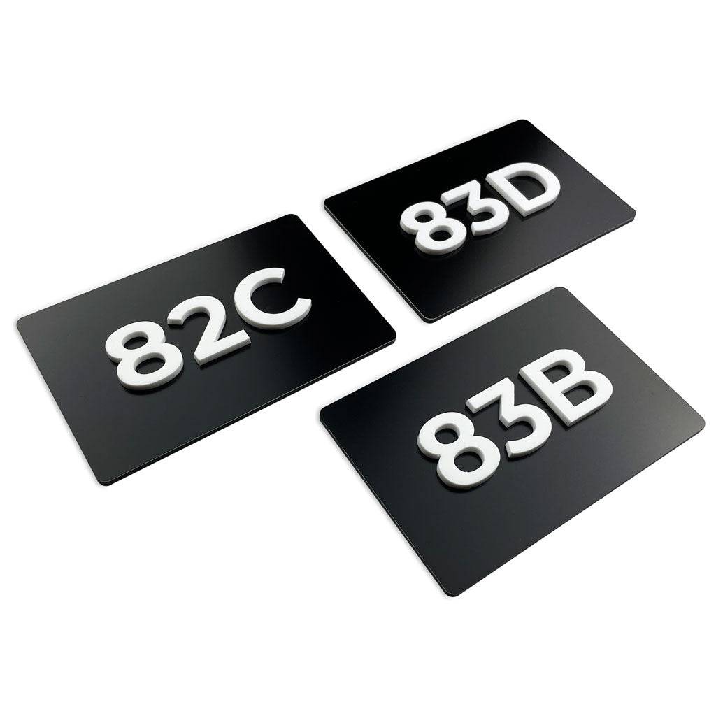 CUSTOM ROOM NUMBER SIGNS - ALUMADESIGNCO Door Signs - Custom Door Signs For Business & Office