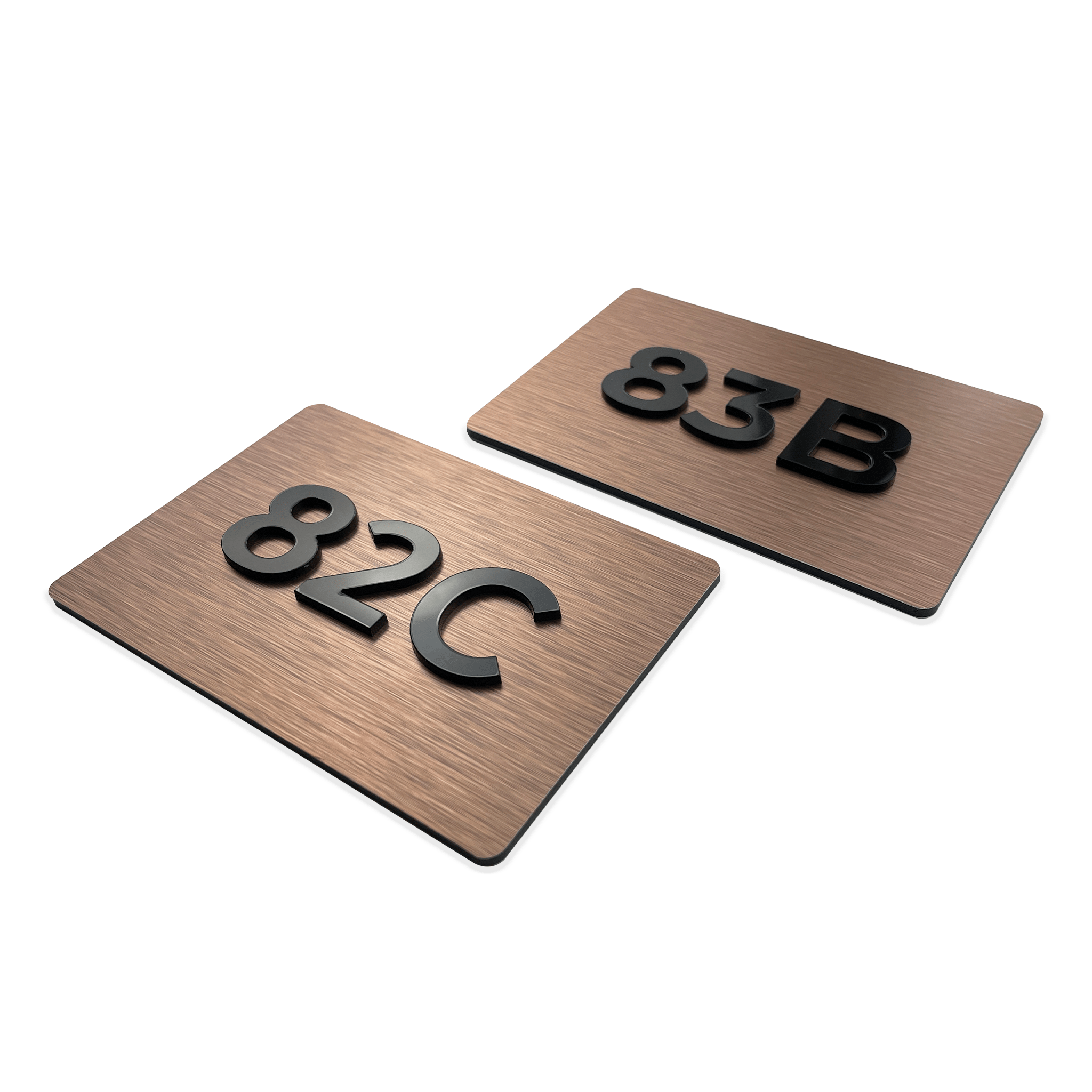 BRONZE ROOM NUMBERS FOR DOORS - ALUMADESIGNCO Door Signs - Custom Door Signs For Business & Office