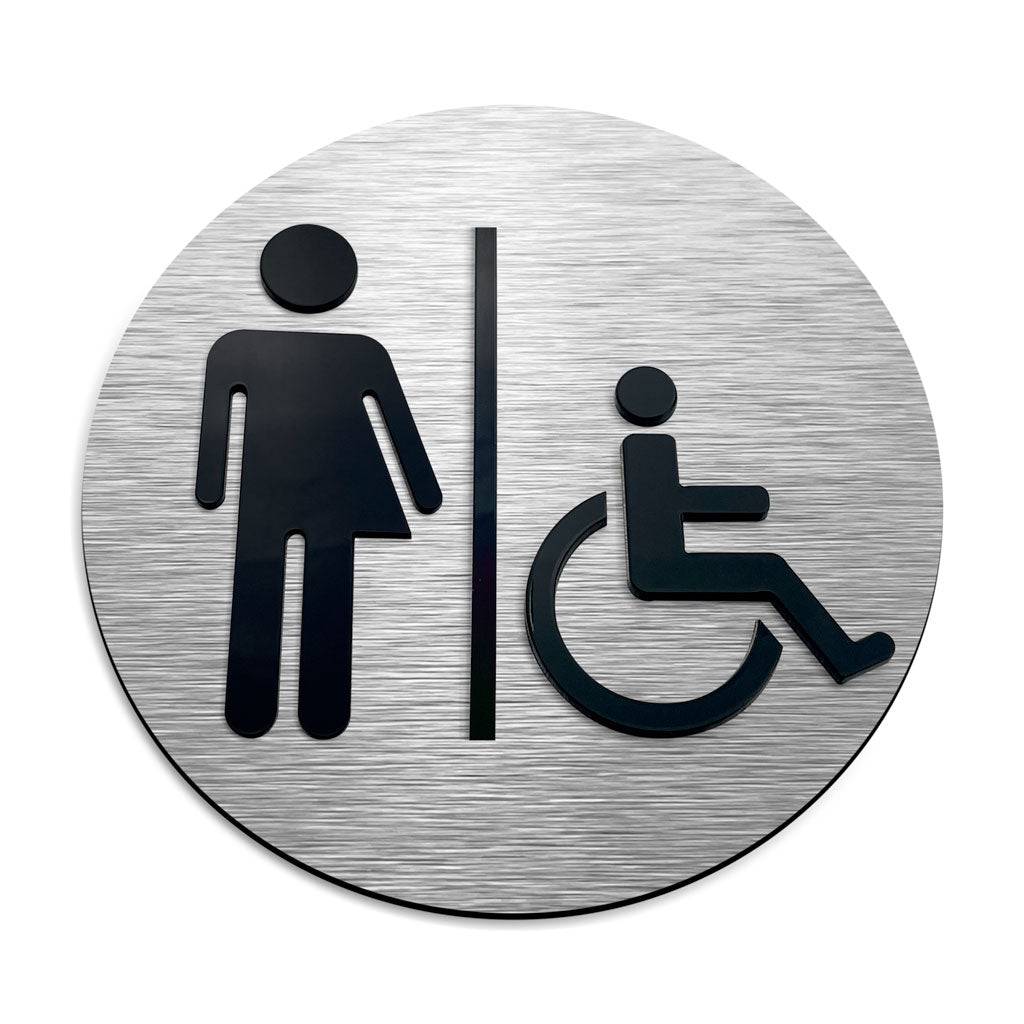 INCLUSIVE RESTROOM SIGN - ALUMADESIGNCO Door Signs - Custom Door Signs For Business & Office