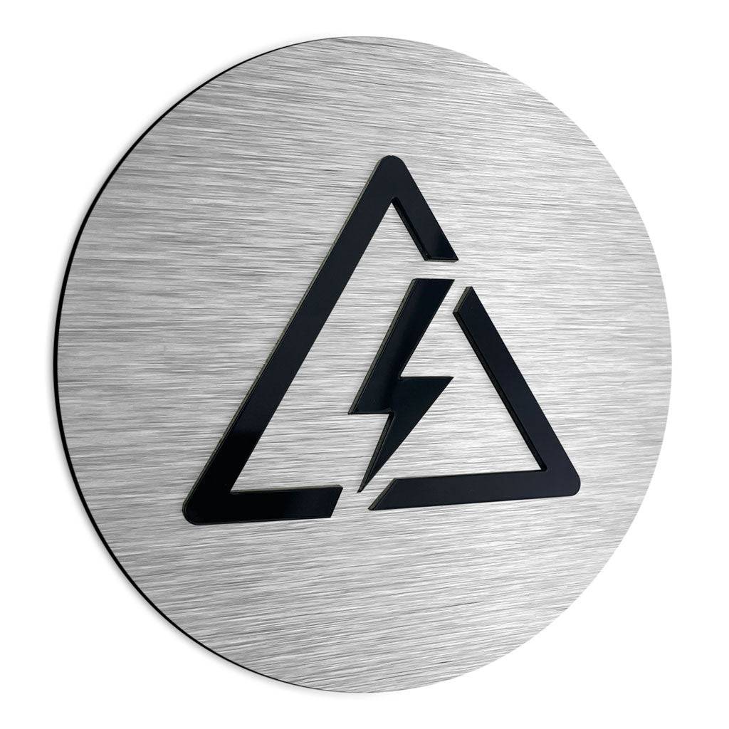 DANGER ELECTRICITY SIGN - ALUMADESIGNCO Door Signs - Custom Door Signs For Business & Office
