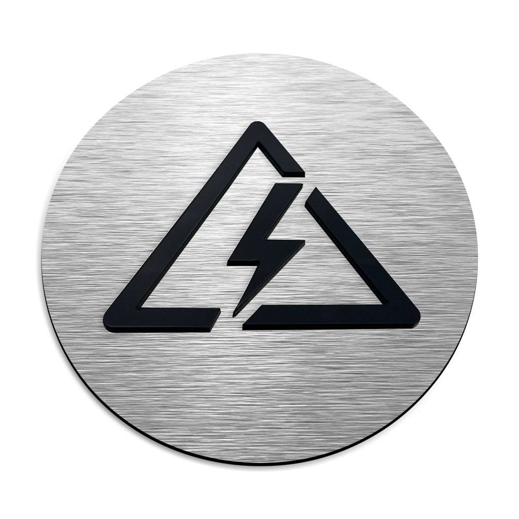 DANGER ELECTRICITY SIGN - ALUMADESIGNCO Door Signs - Custom Door Signs For Business & Office
