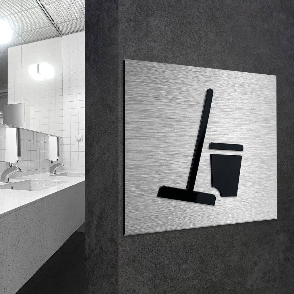 SOILED UTILITY ROOM SIGN - ALUMADESIGNCO Door Signs - Custom Door Signs For Business & Office