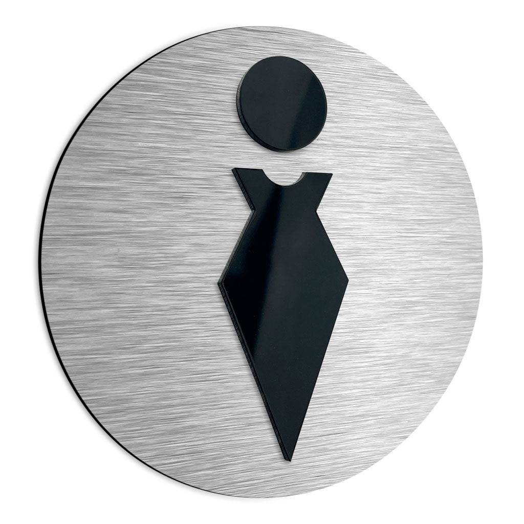 LADIES BATHROOM SIGN - ALUMADESIGNCO Door Signs - Custom Door Signs For Business & Office