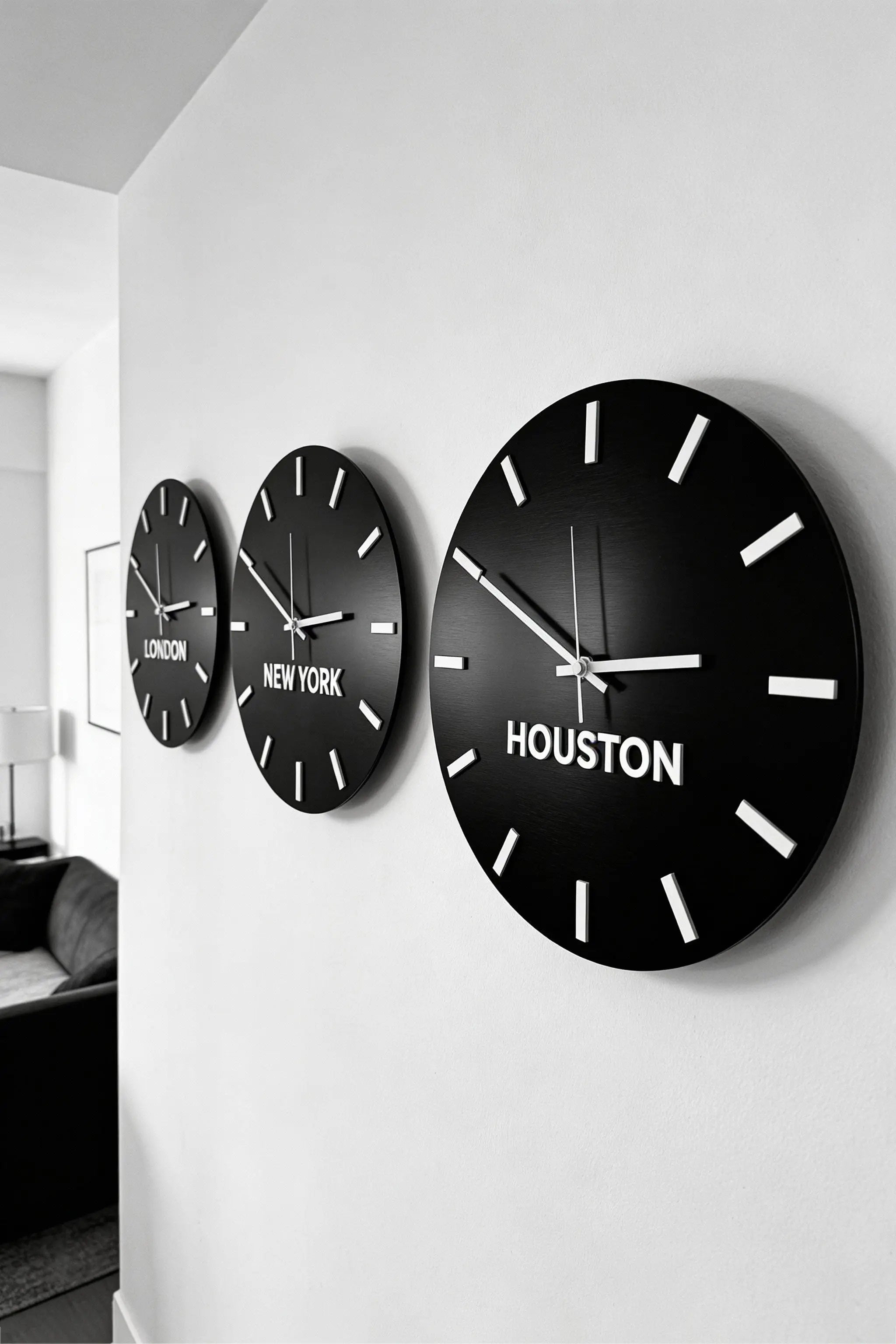 Time Zone Clock - ALUMADESIGNCO
