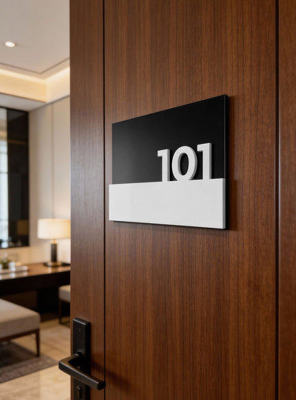 Collection image for: Modern Black Hotel Signage