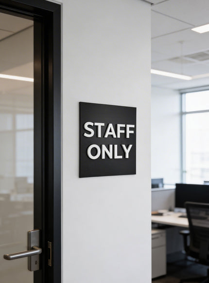 Collection image for: Staff Only Signs