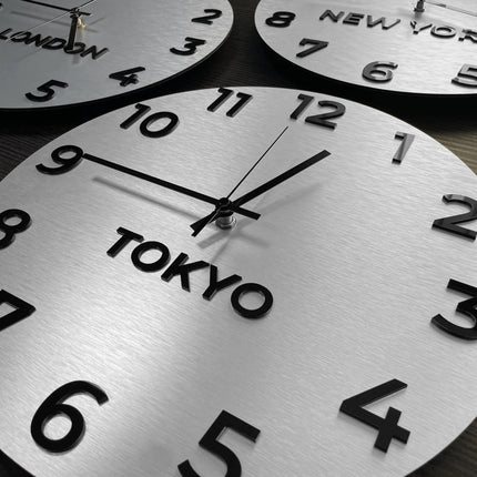 Personalized Time Zone Clocks