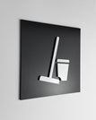 120 x 120 mm / Noir