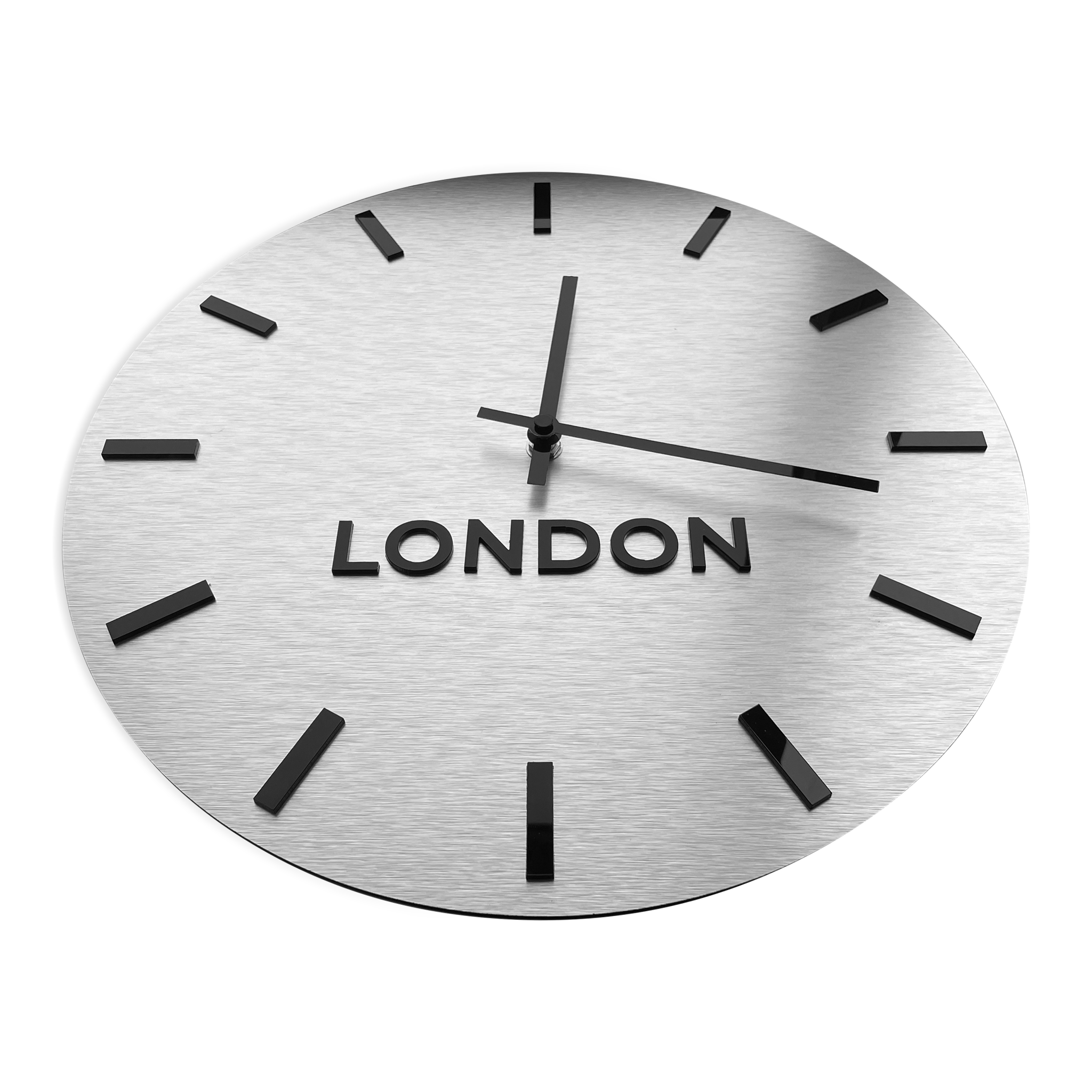 CUSTOMISABLE TIME ZONE WALL CLOCK - ALUMADESIGNCO Door Signs - Custom Door Signs For Business & Office