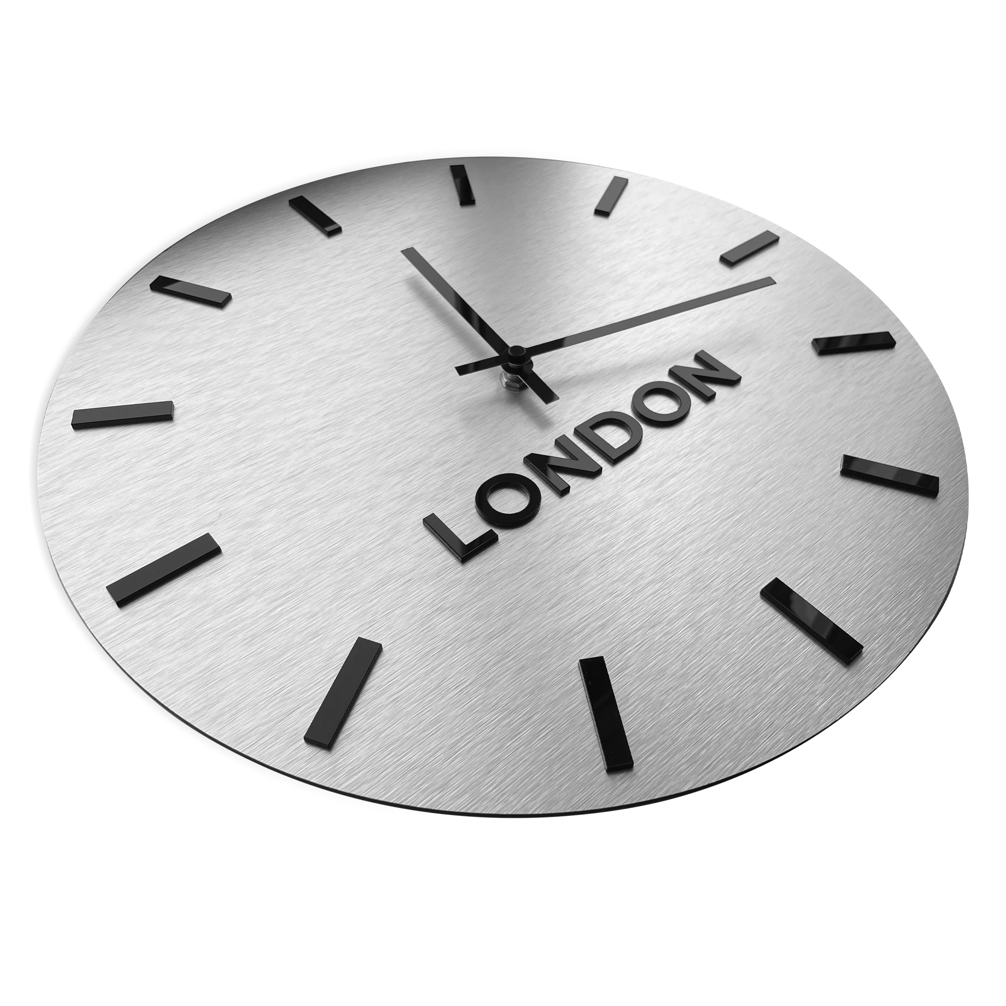 CUSTOMISABLE TIME ZONE WALL CLOCK - ALUMADESIGNCO Door Signs - Custom Door Signs For Business & Office