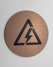 120 x 120 mm / Bronce