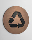 120 x 120 mm / Bronce