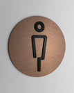120 x 120 mm / Bronce