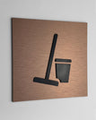 120 x 120 mm / Bronze