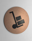 120 x 120 mm / Bronce