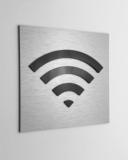 Wifi Sign - ALUMADESIGNCO Door Signs - Custom Door Signs For Business & Office