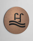 120 x 120 mm / Bronce