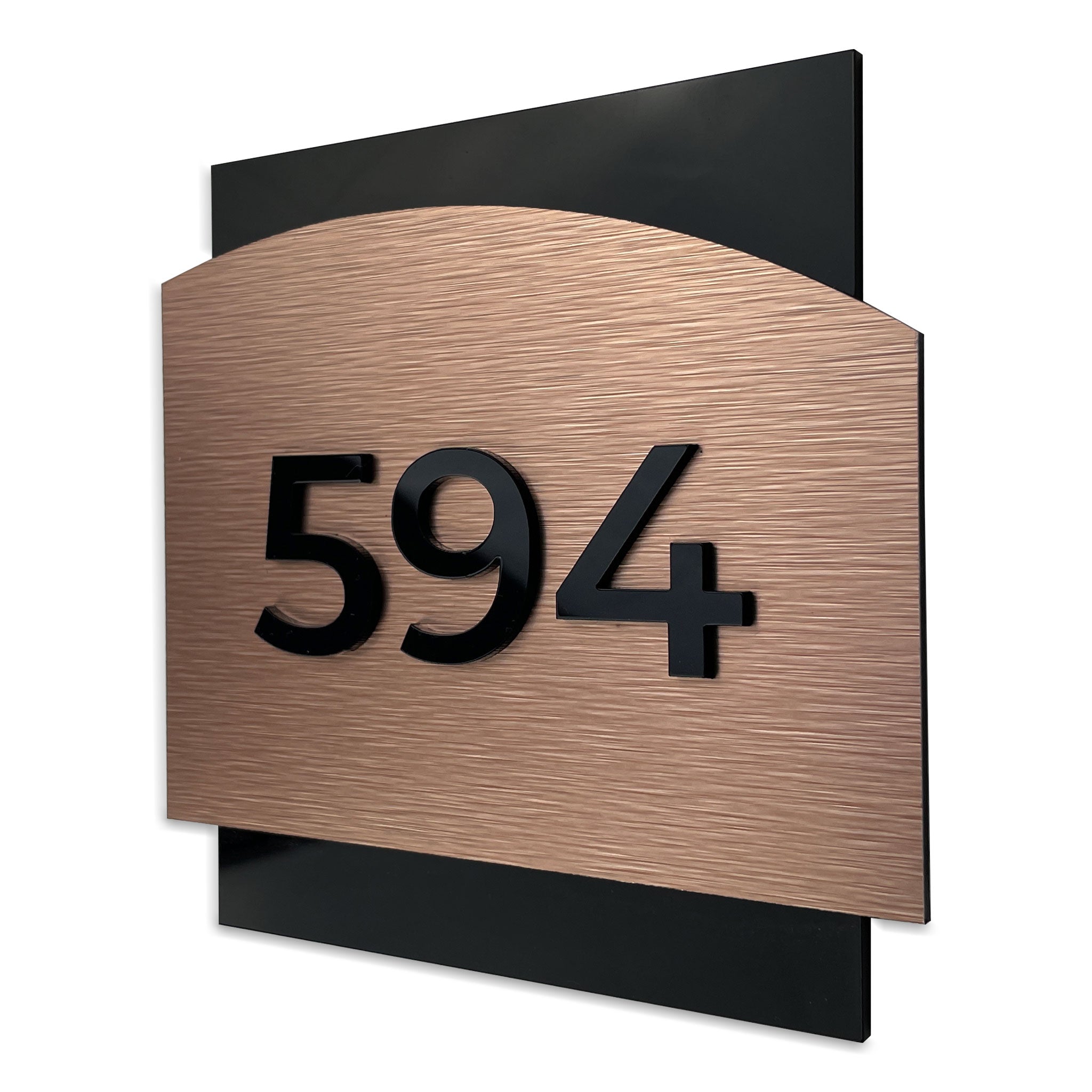 BRONZE LUXURY HOTEL SIGN - ALUMADESIGNCO Door Signs - Custom Door Signs For Business & Office