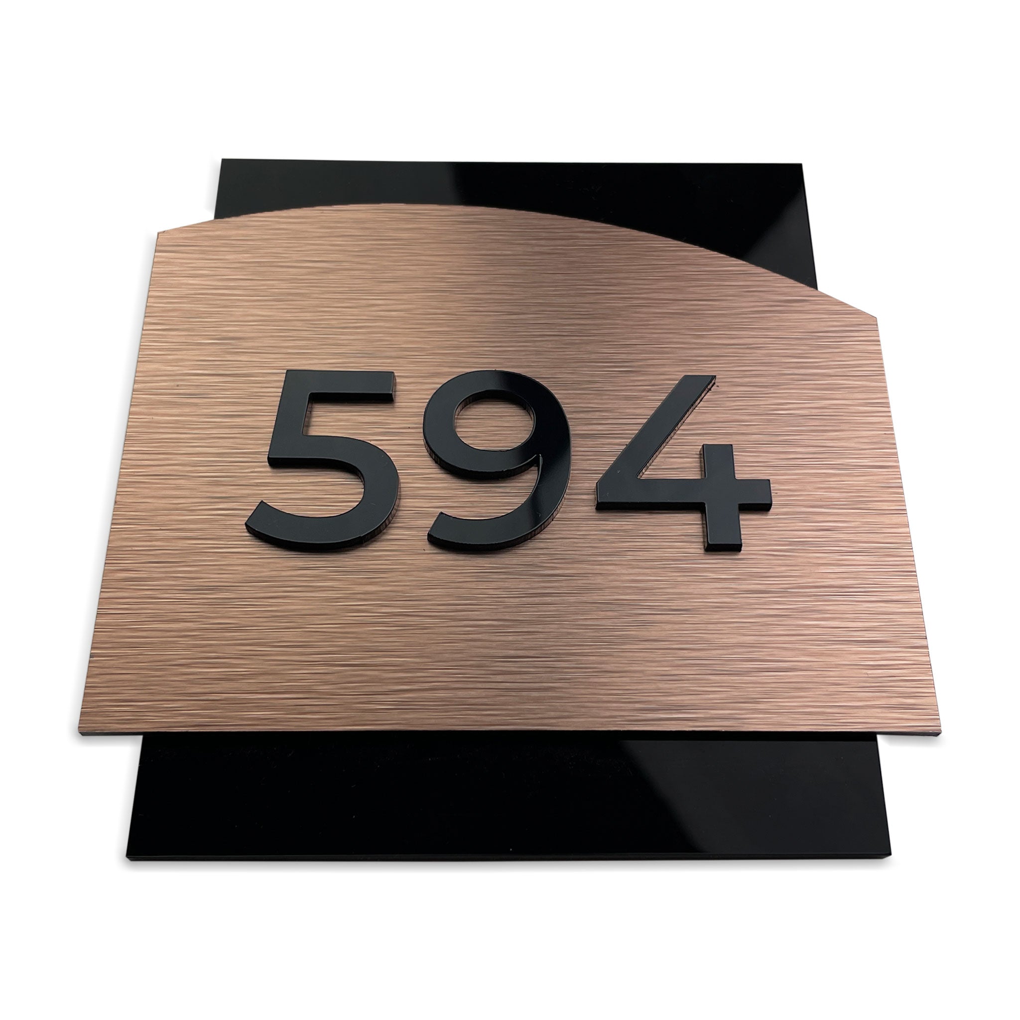 BRONZE LUXURY HOTEL SIGN - ALUMADESIGNCO Door Signs - Custom Door Signs For Business & Office