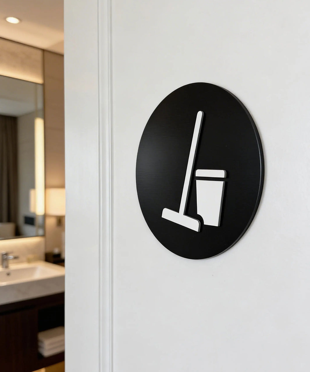Hotel Room Cleaning Sign | Professional Signs by ALUMADESIGNCO