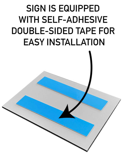 ALUMADESIGNCO modern interior room number sign with 3D acrylic numbers, elegant signage for hotels, Airbnb properties, apartments, and offices