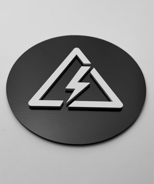 Electrical room sign by ALUMADESIGNCO, stylish utility door plaque for maintenance areas, offices, hotels, and modern interior spaces