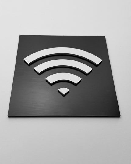 Wifi Sign - ALUMADESIGNCO Door Signs - Custom Door Signs For Business & Office