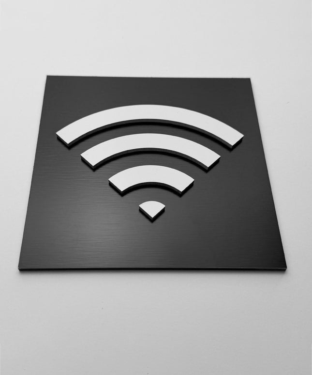 Wifi Sign - ALUMADESIGNCO Door Signs - Custom Door Signs For Business & Office
