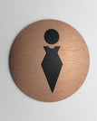 120 x 120 mm / Bronce