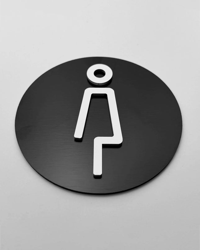 Women only sign by ALUMADESIGNCO, elegant door plaque for private spaces, wellness areas, offices, and modern interior environments