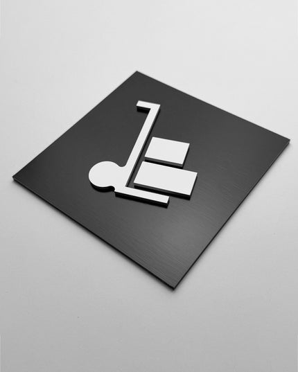 Premium warehouse plaque by ALUMADESIGNCO, modern door sign for storage facilities, logistics spaces, and commercial interiors