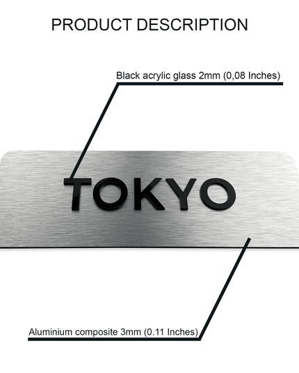 CUSTOM TIME ZONE SIGN - ALUMADESIGNCO Door Signs - Custom Door Signs For Business & Office