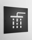 4.7x4.7''/120x120 mm / Black