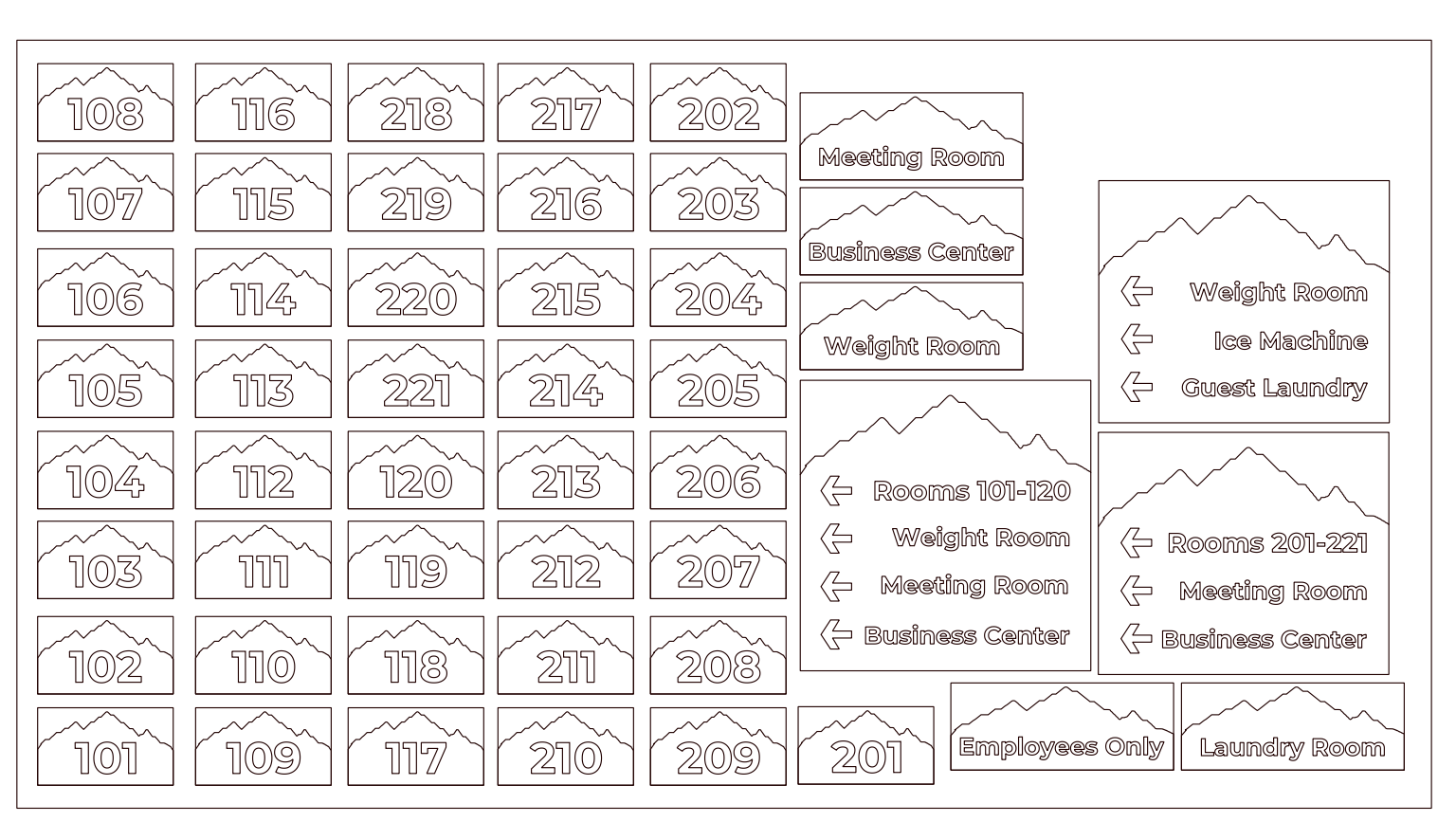 49 X CUSTOM SIGNS
