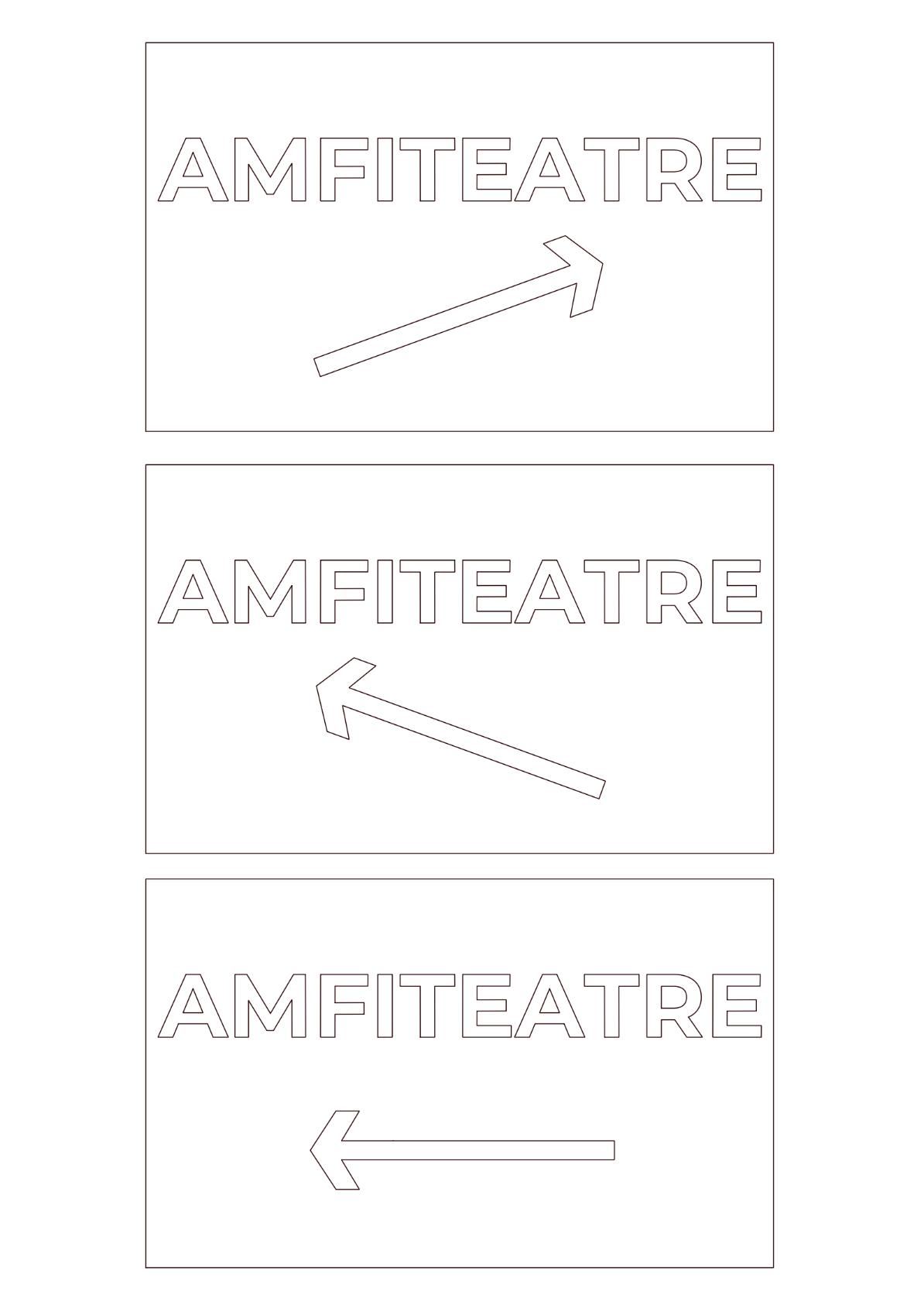 CUSTOM AMFITIATRE WAYFINDING SIGNS - ALUMADESIGNCO Door Signs - Custom Door Signs For Business & Office