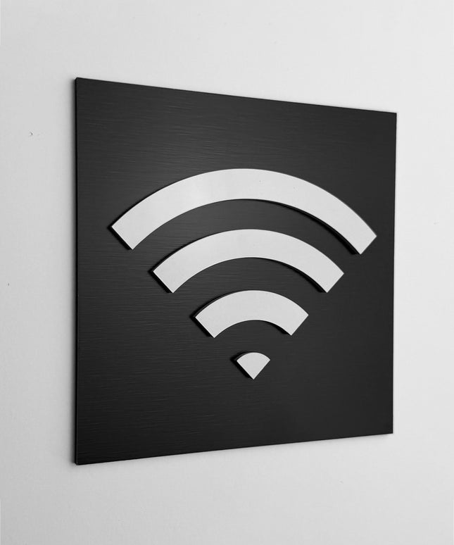 Wifi Sign - ALUMADESIGNCO Door Signs - Custom Door Signs For Business & Office