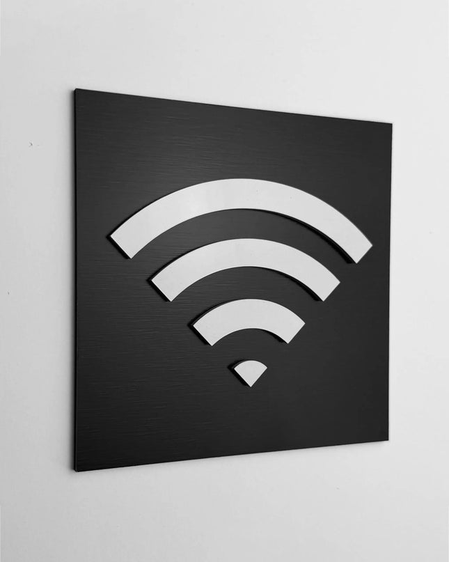 Wifi Sign - ALUMADESIGNCO Door Signs - Custom Door Signs For Business & Office